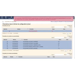 Integrated configuration module for Dolibarr