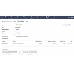 Module Reçu de paiement pour Dolibarr